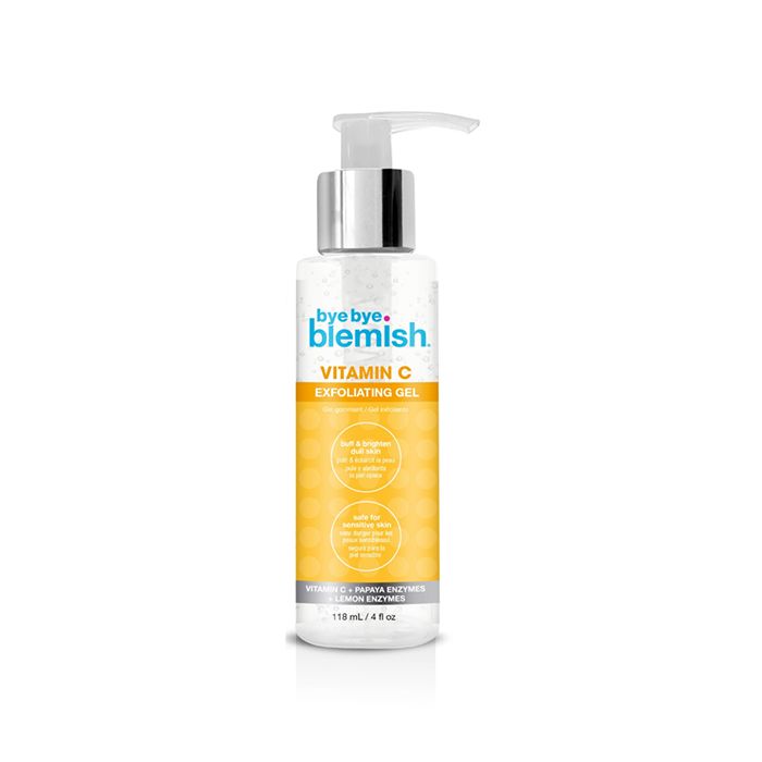 Vitamin C Exfoliating Gel bottle to help boost skin renewal for a smoother, brighter complexion. 