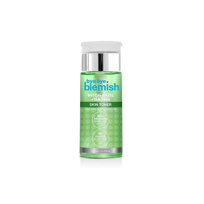 Bye Bye Blemish Witch Hazel + Tea Tree Skin Toner, 4.4 Fl Oz Bottle Bye Bye Blemish Witch Hazel + Tea Tree Skin Toner, 4.4 Fl Oz Bottle