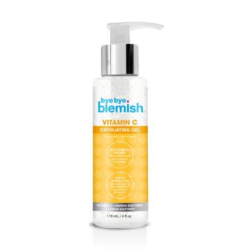 Vitamin C Exfoliating Gel bottle to help boost skin renewal for a smoother, brighter complexion. 